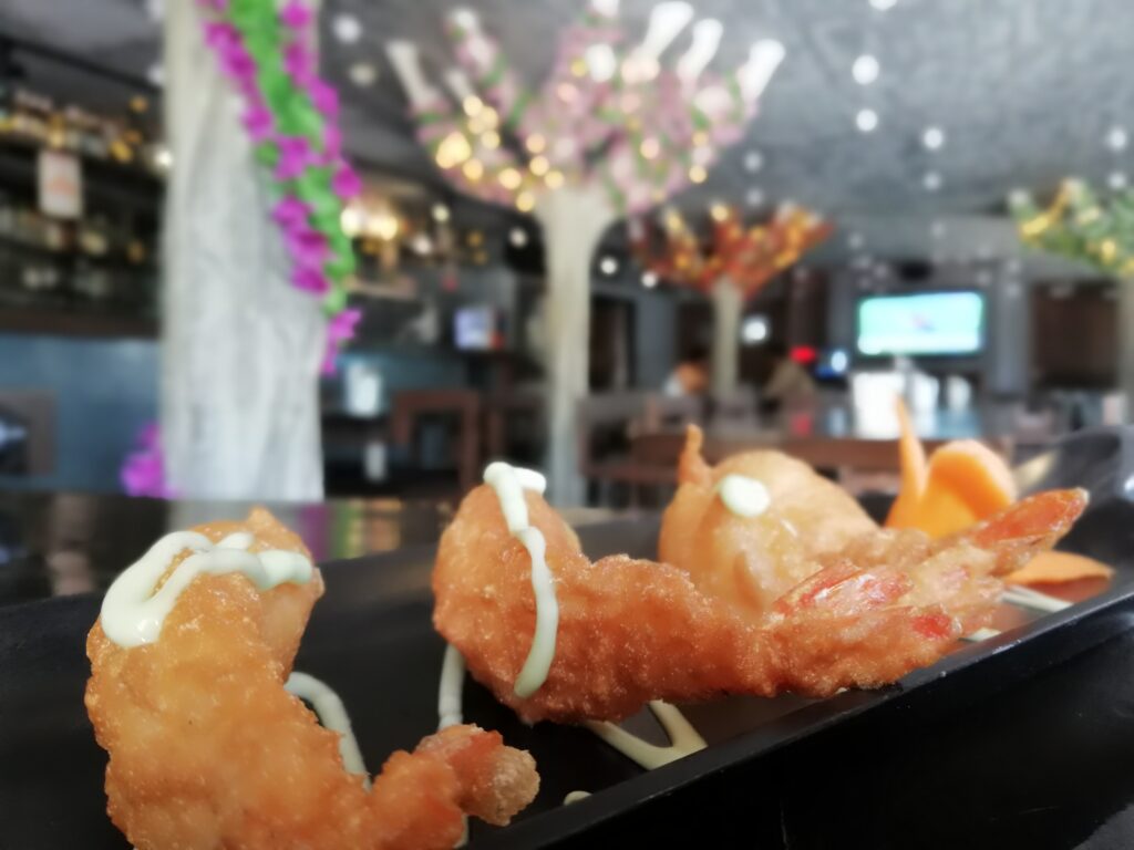 Beer Battered Prawns with Wasabi Mayonnaise - Kaitlyn's Beer Garden